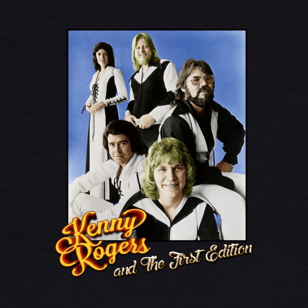 Kenny Rogers And The First Edition by BigOrangeShirtShop